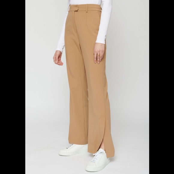 Dynamite Tan Brigitte Ultra High Waist Flare Pants - Picture 2 of 14